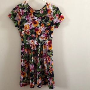 ASOS Cap Sleeve Floral Dress